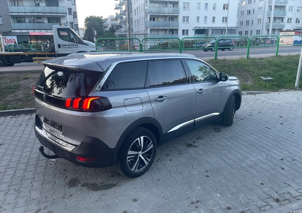 Peugeot 5008 cena 68900 przebieg: 143000, rok produkcji 2019 z Ząbki małe 121